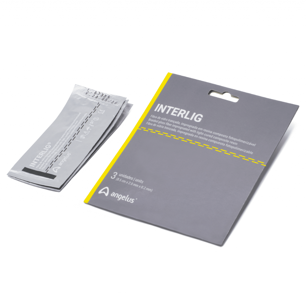 INTERLIG Fibra de Vidrio Resinas Deposito Dental Odontology BG