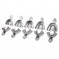 Hi-Tray kit 10 Cucharillas Perforada Instrumental de Impresión Deposito Dental Odontology BG