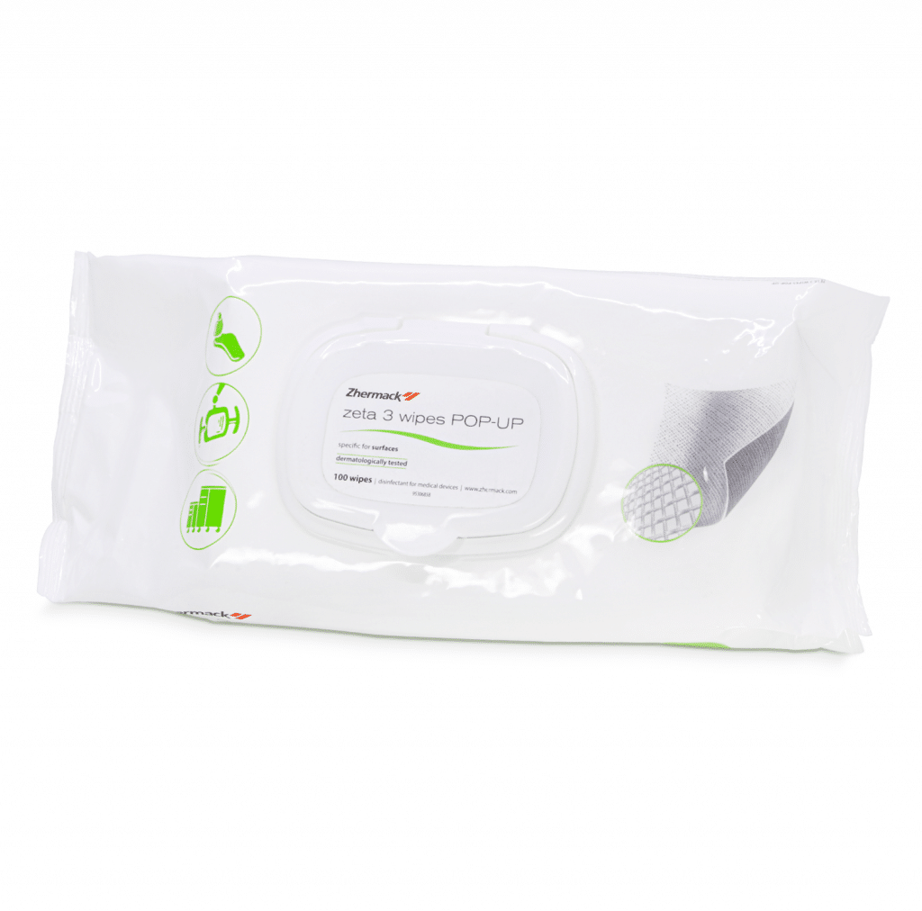 Zeta 3 wipes POP-UP Esterilización Deposito Dental Odontology BG