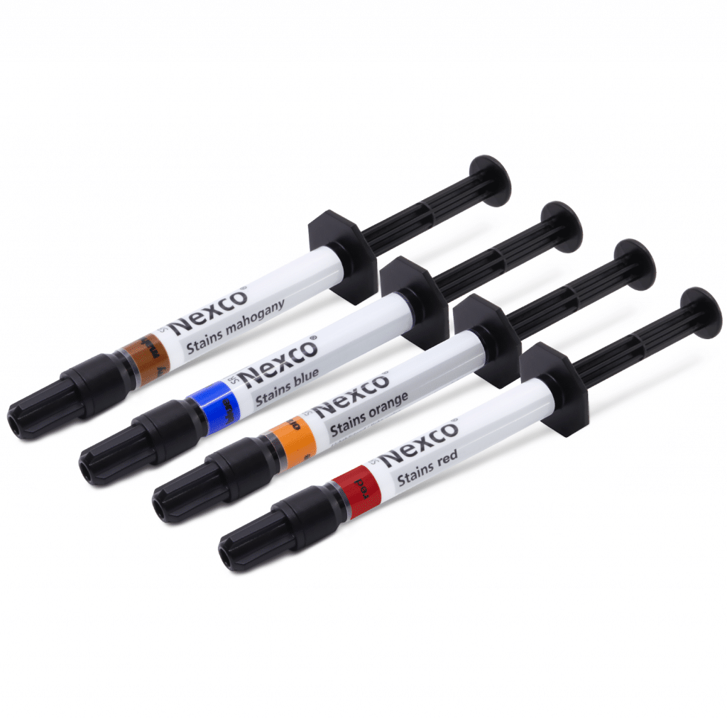 SR Nexco Stains Resinas Deposito Dental Odontology BG