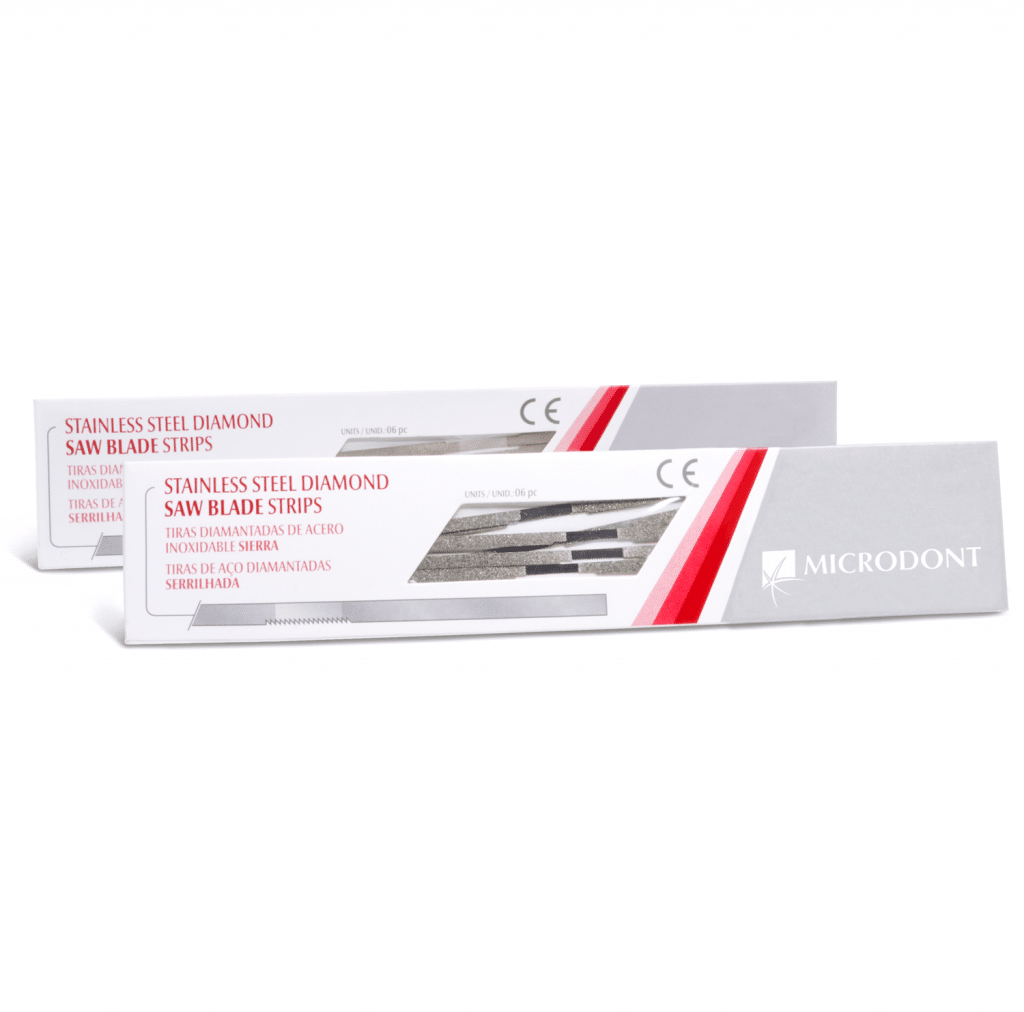 Tira Acero Aserrada Diamante Abrasivos Deposito Dental Odontology BG