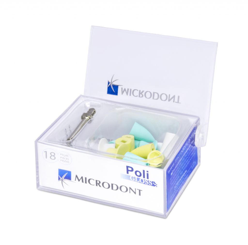 Poligloss Kit De 3 Pasos Abrasivos Deposito Dental Odontology BG