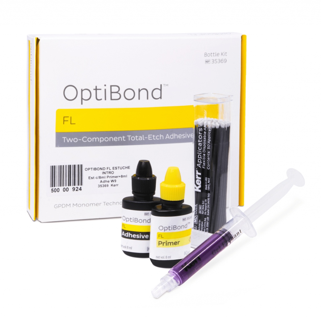 OPTIBOND FL Estuche Intro Adhesivos Deposito Dental Odontology BG