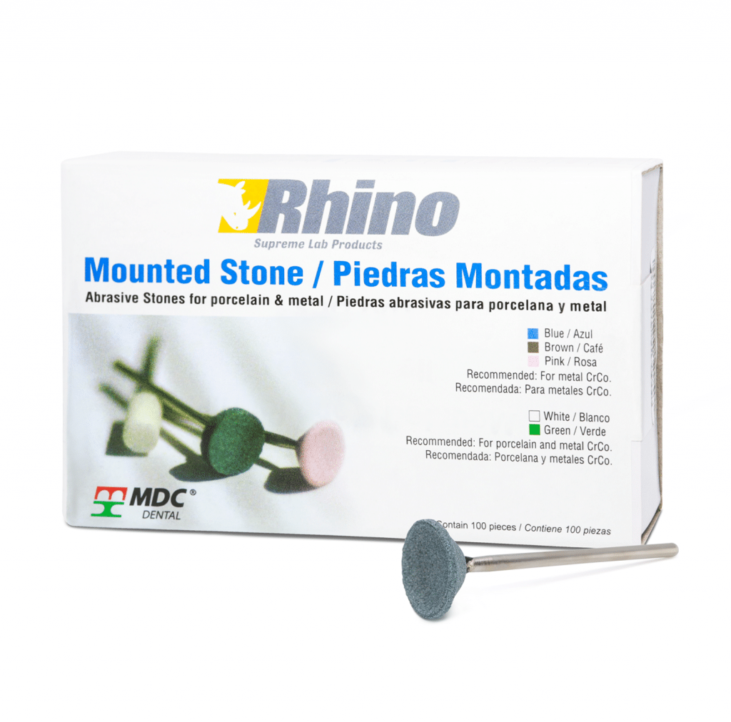 Piedra Montada Verde Cono Abrasivos Deposito Dental Odontology BG