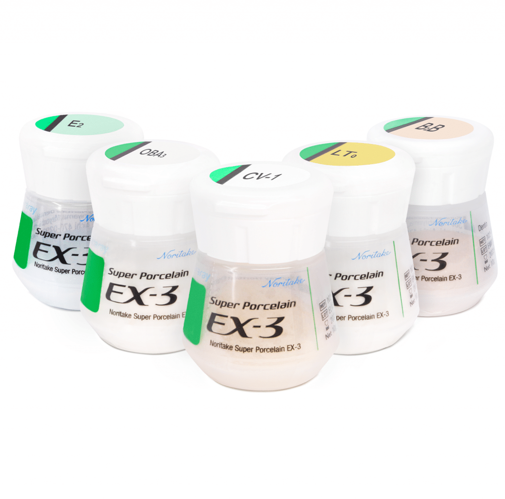 Noritake Super Porcelain EX3 10grs Porcelanas Deposito Dental Odontology BG