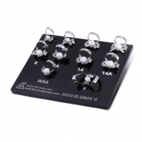 Kit Grapas 10 Piezas Aniversario Deposito Dental Odontology BG