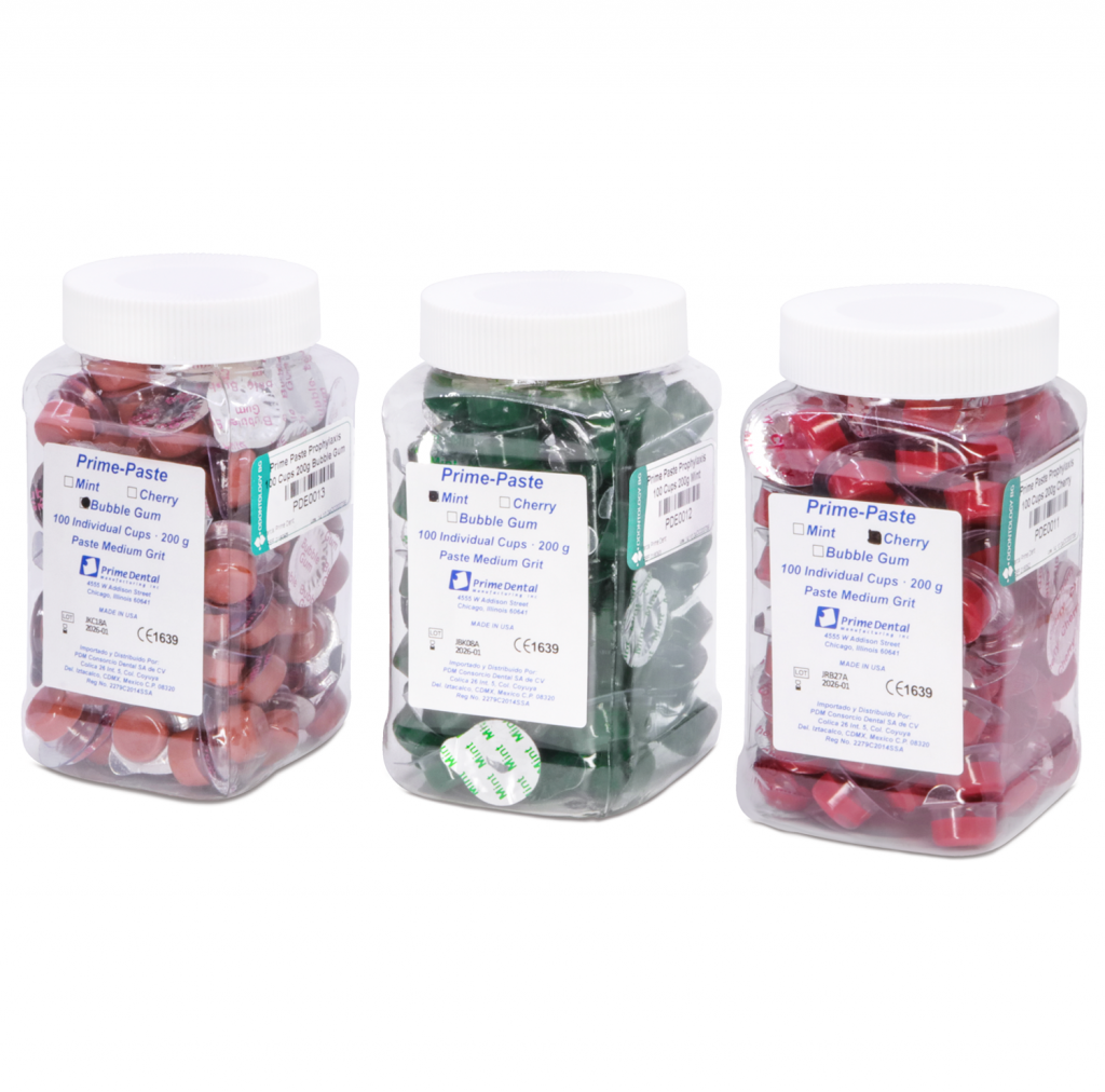 Pasta Profilaxis Unidosis c/100 Prime Dent Preventiva Deposito Dental Odontology BG