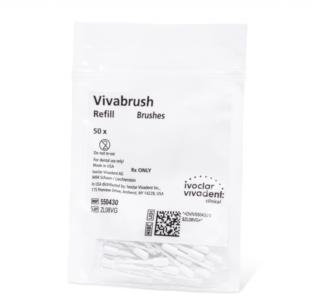 Vivabrush Refill Desechables Deposito Dental Odontology BG