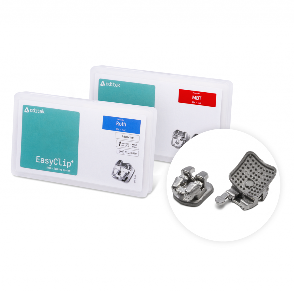 Bracket de Autoligado EasyClip+ Interactive Brackets Deposito Dental Odontology BG