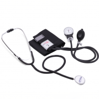 Baumanómetro y Estetoscopio DMH Negro Diagnóstico Deposito Dental Odontology BG