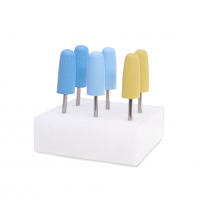 Blue Pulidores Para Acrilicos, Surtido 6 Piezas PM Abrasivos Deposito Dental Odontology BG