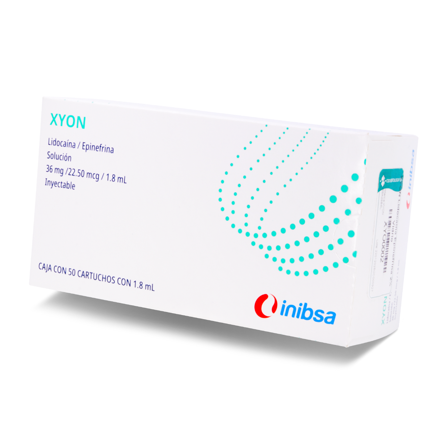 XYON Lidocaina Epinefrina 2% VIDRIO Anestesia Deposito Dental Odontology BG XYON Lidocaina Epinefrina 2% VIDRIO - Image 1