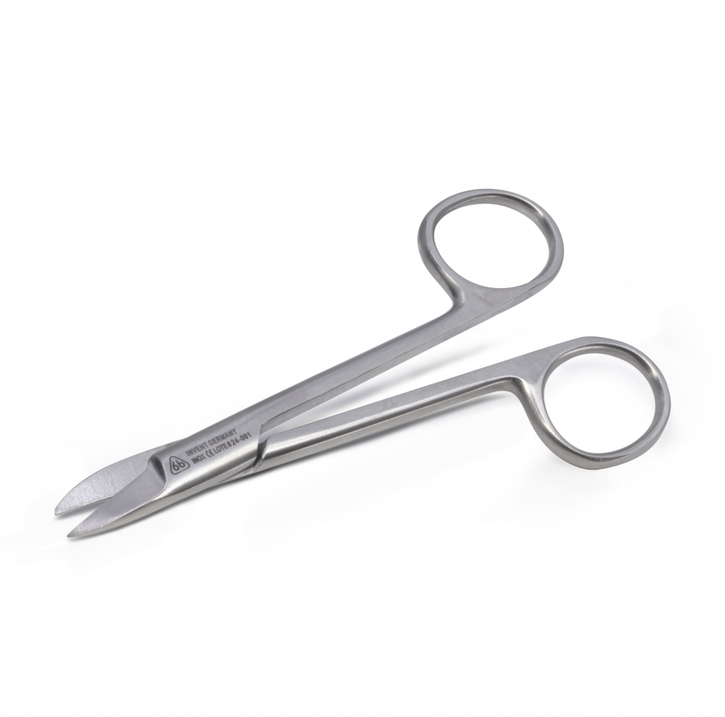 Tijera Para Oro Curva Con Diente Cirugía Deposito Dental Odontology BG