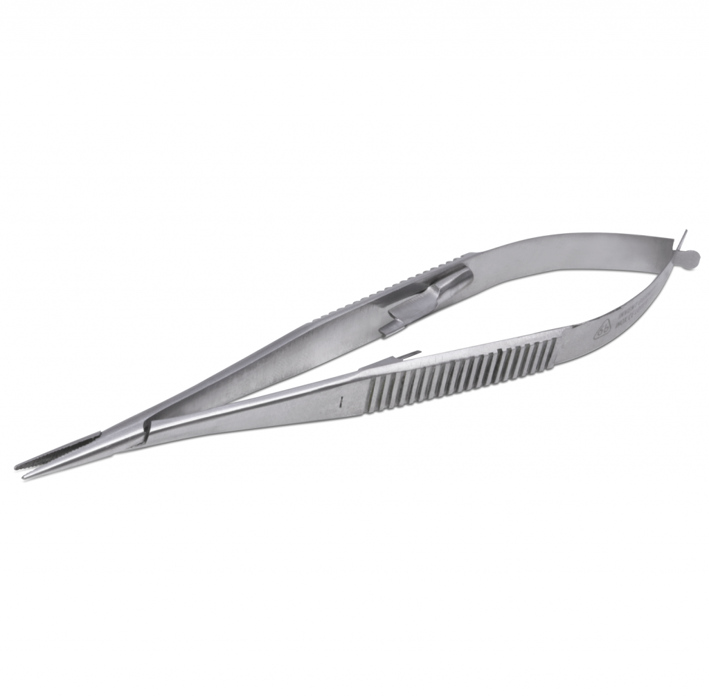 Porta Aguja Castroviejo 14cm Recta Cirugía Deposito Dental Odontology BG