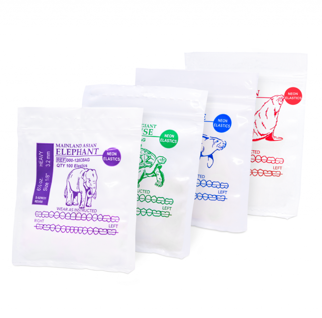 Ligas Intraorales Neon Elastics Elásticos Deposito Dental Odontology BG