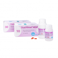 Dual Rinse HEDP Lubricantes y Quelantes Deposito Dental Odontology BG