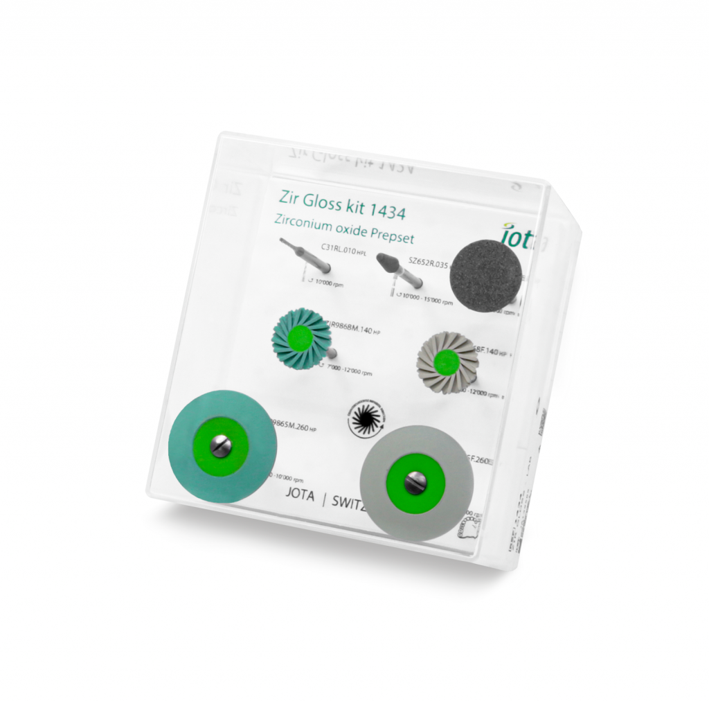 Kit ZIR-GLOSS (1434) Abrasivos Deposito Dental Odontology BG