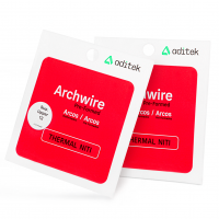 Thermal Niti Archwire Natural Aniversario Deposito Dental Odontology BG