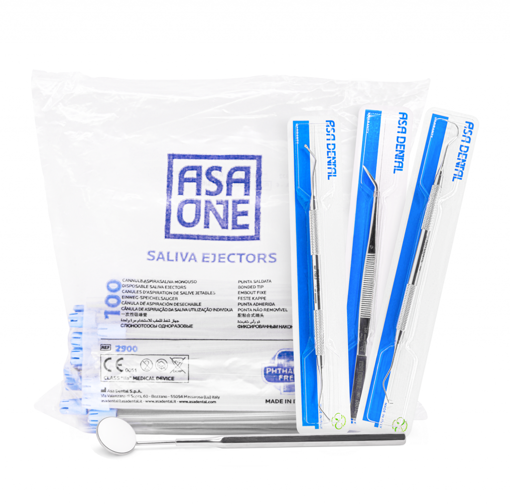 Juego Básico 1X4 + Eyectores Gratis Diagnóstico Deposito Dental Odontology BG