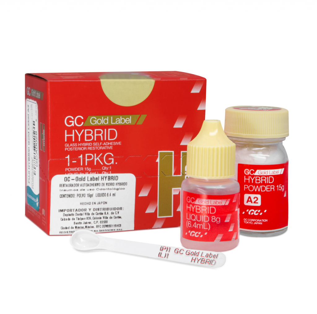 FUJI HYBRID Gold Label Ionómeros Deposito Dental Odontology BG