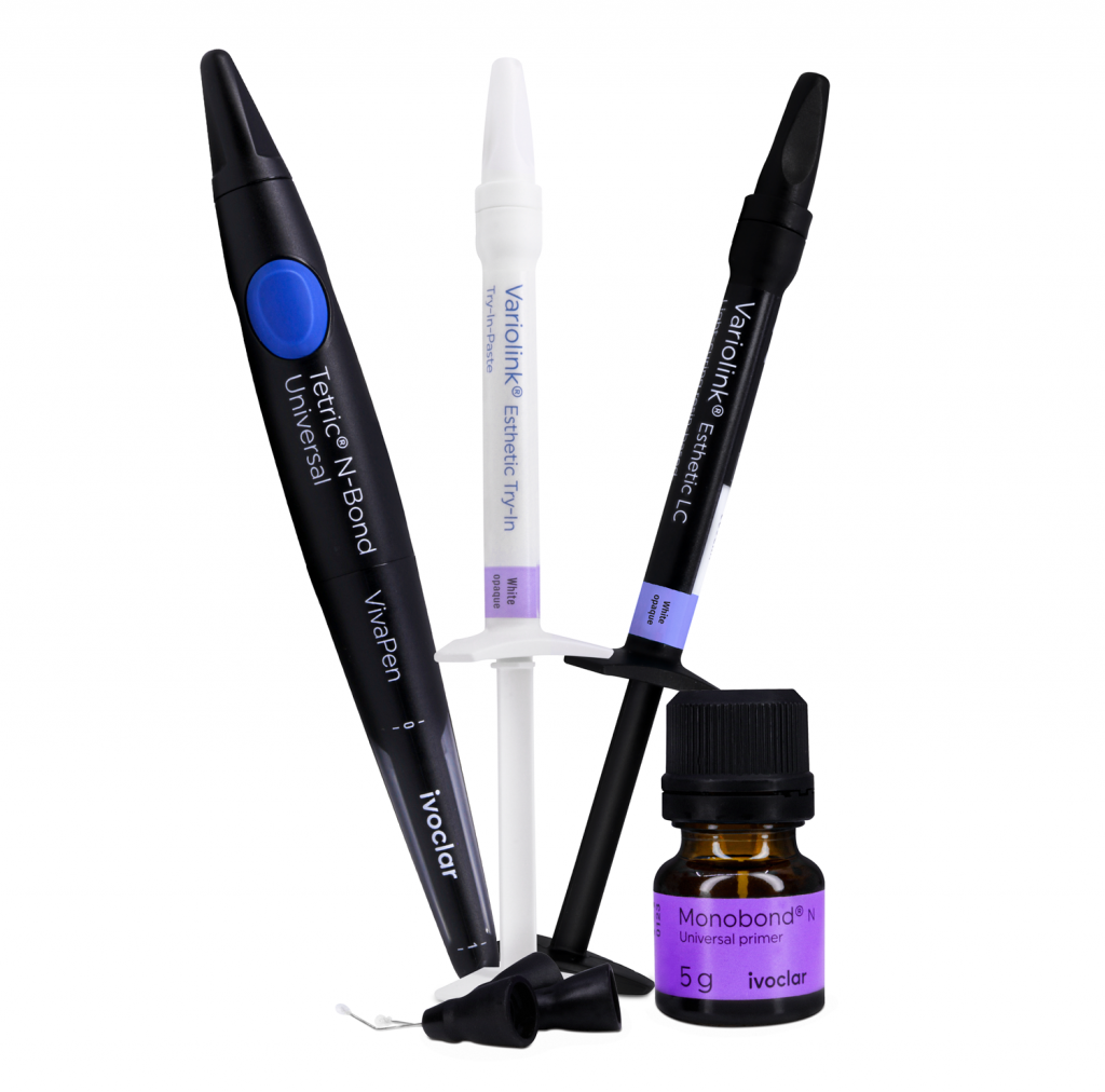 Special Kits Variolink LC White Opaque Cemento Deposito Dental Odontology BG