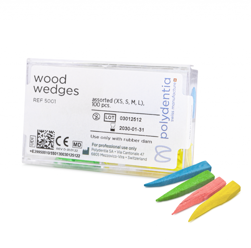 Cuña De madera Surtido C/100 Banda Matriz Y Cuñas​ Deposito Dental Odontology BG