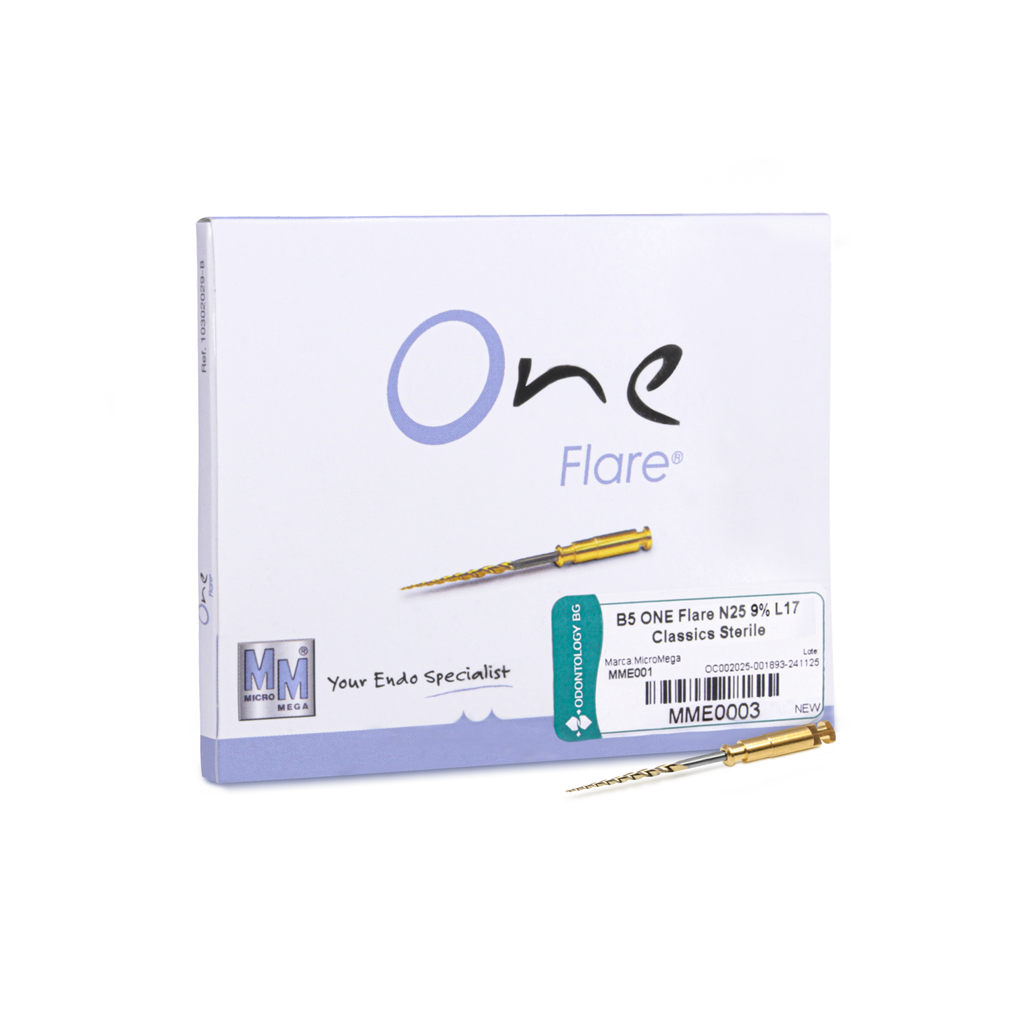 ONE Flare N25 9% L17 Classics Sterile Limas Deposito Dental Odontology BG ONE Flare N25 9% L17 Classics Sterile - Image 1