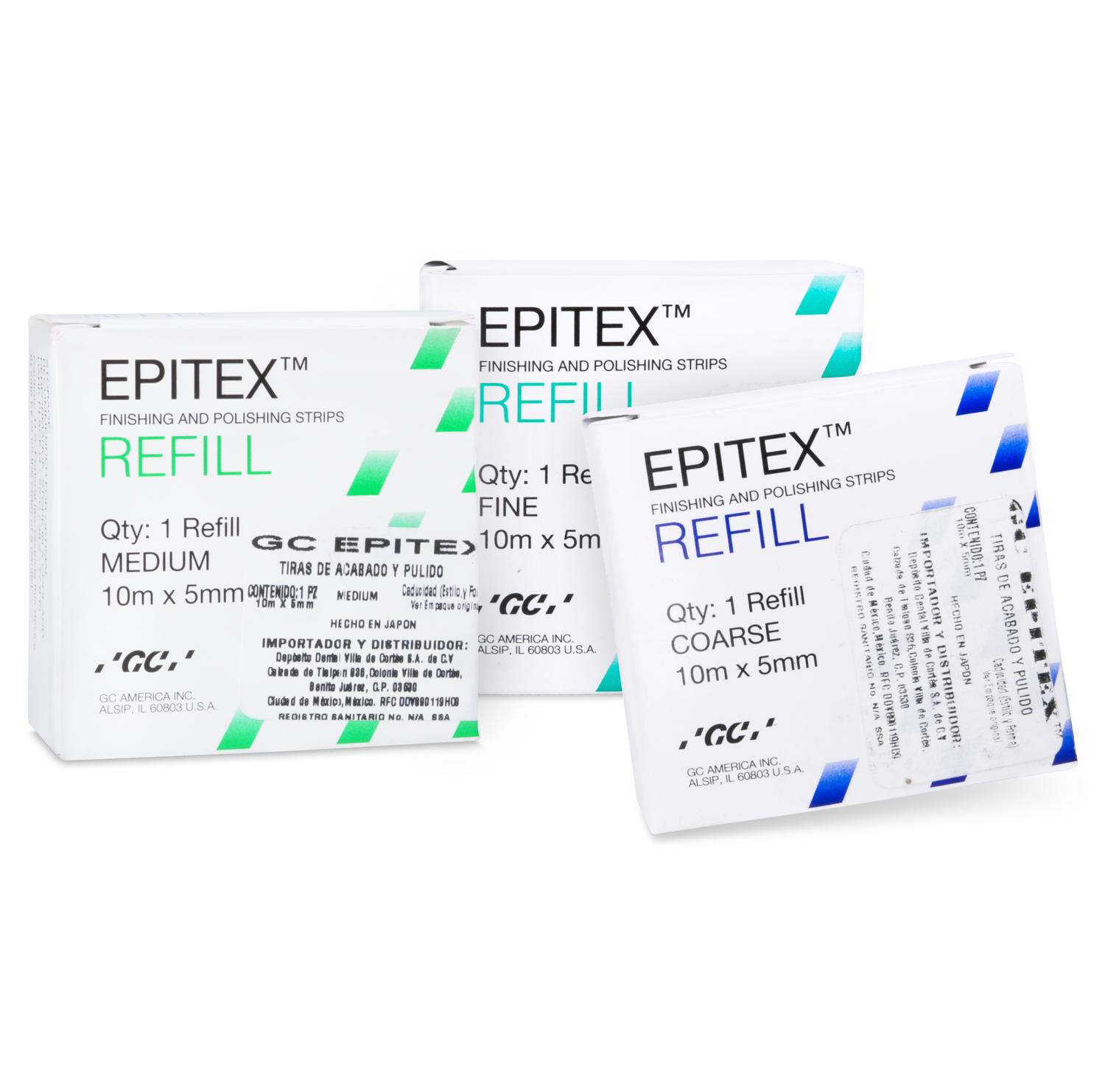 Tira Lija Rollo EPITEX Refill Abrasivos Deposito Dental Odontology BG Tira Lija Rollo EPITEX Refill - Image 1