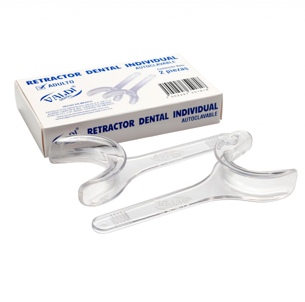 Retractor Dental Individual Adulto Retractores Deposito Dental Odontology BG