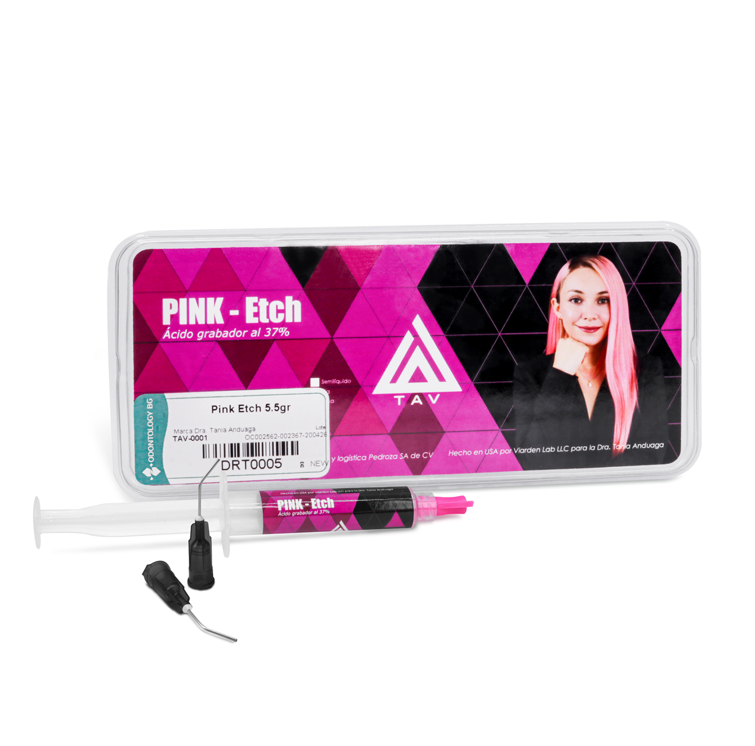 Pink Etch 5.5gr Grabador Deposito Dental Odontology BG Pink Etch 5.5gr - Image 1