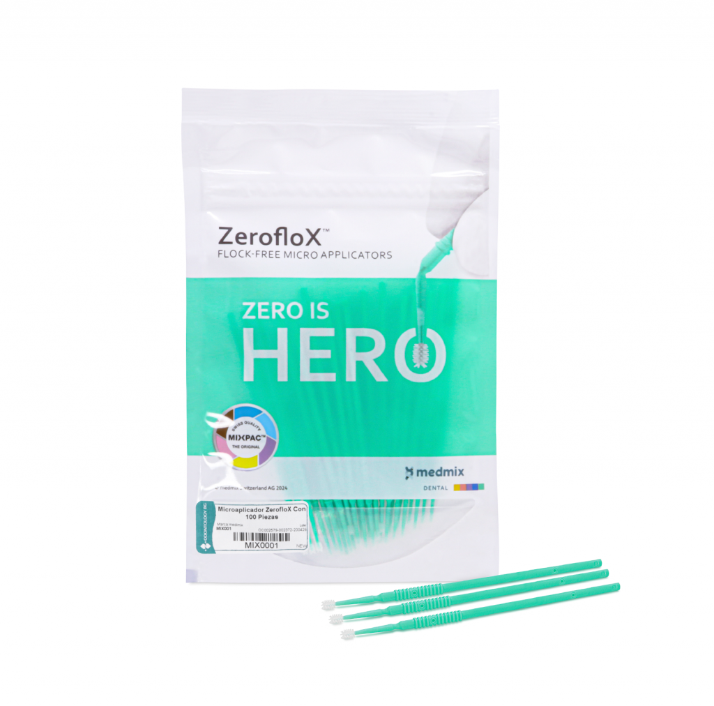Microaplicador ZerofloX Con 100 Piezas Deposito Dental Odontology BG