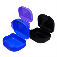 Caja Biodegradable Retenedor Cuadrada Alta Con 30 Piezas Ortodoncia Deposito Dental Odontology BG
