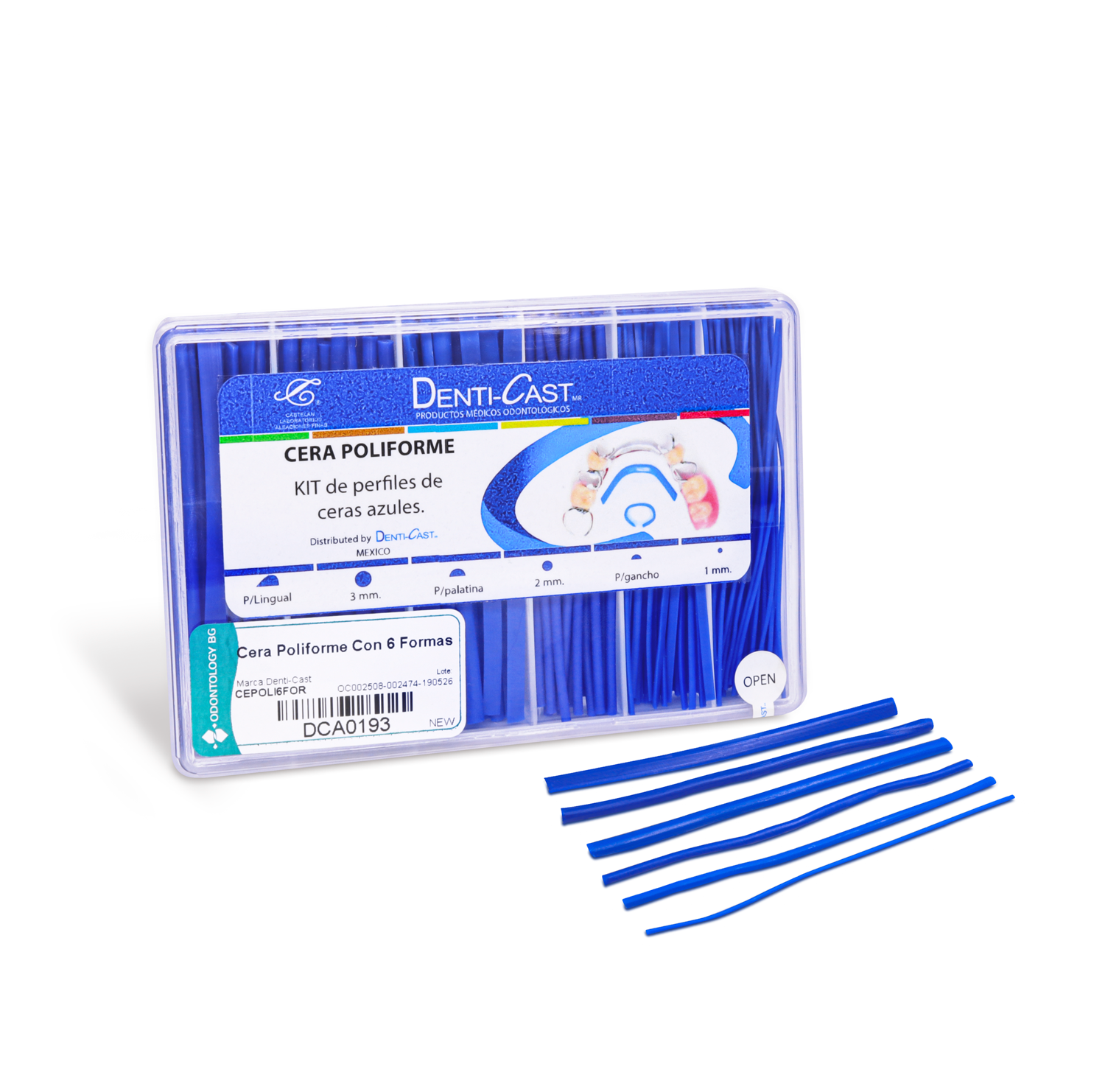 Cera Poliforme Con 6 Formas Deposito Dental Odontology BG Cera Poliforme Con 6 Formas - Image 1